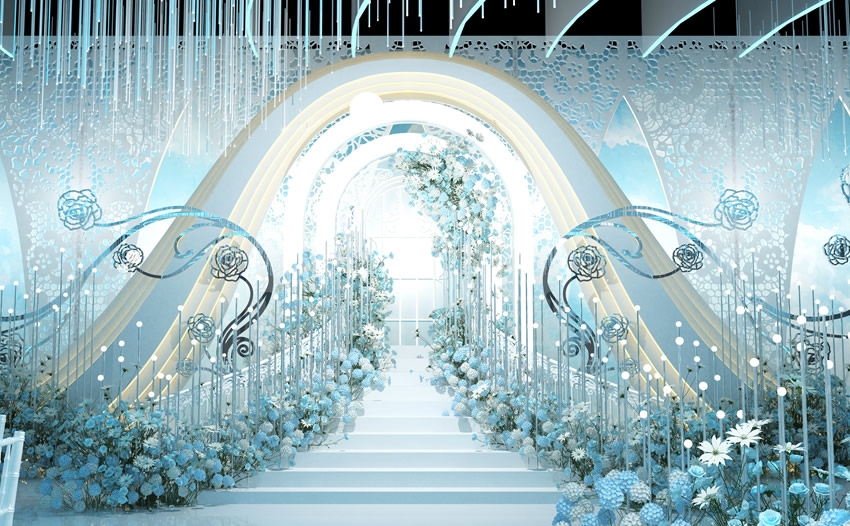 哈巴河釡香烙馍村水晶厅效果展示